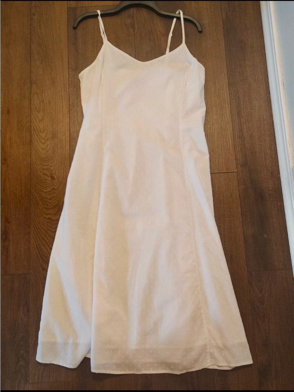 Old Navy White Spaghetti-Strap Midi Dress